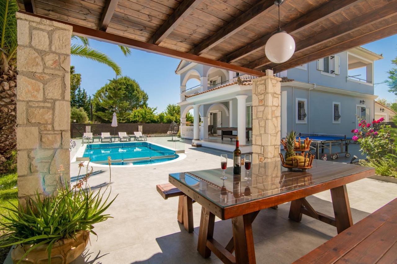 Luxury Villa Vanato&Pool Koukounariá Esterno foto