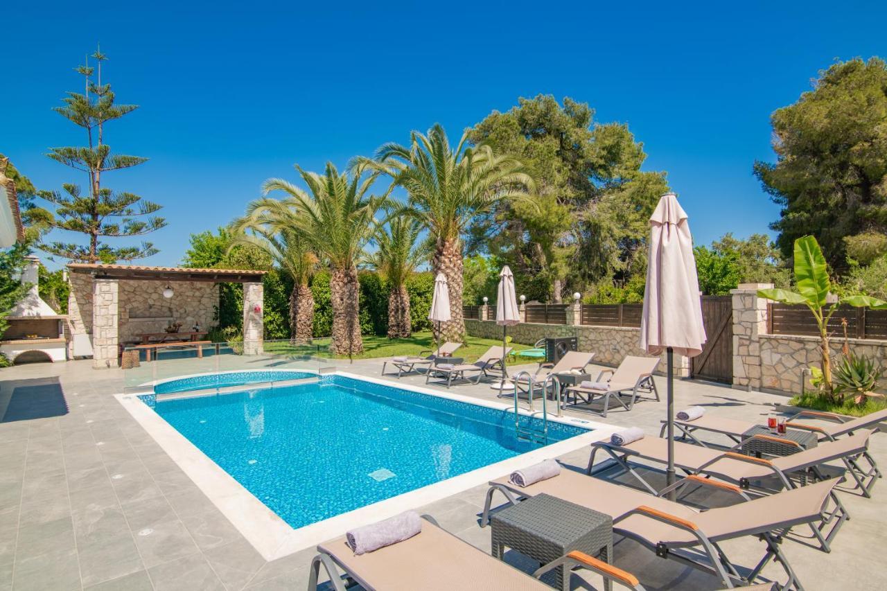 Luxury Villa Vanato&Pool Koukounariá Esterno foto