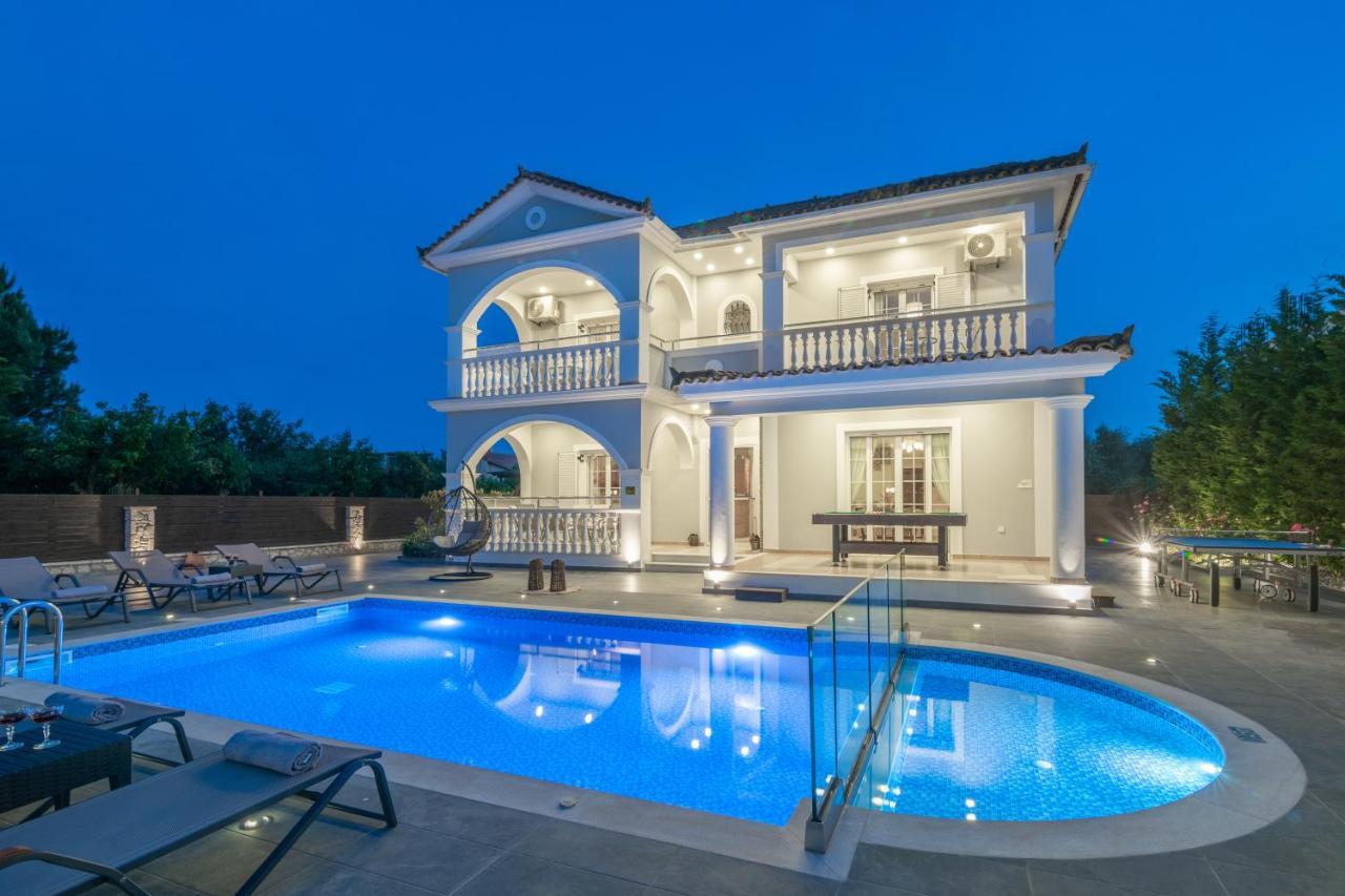 Luxury Villa Vanato&Pool Koukounariá Esterno foto